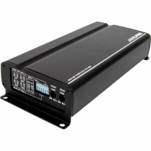 Alpine - 400W Class D Bridgeable Multichannel Amplifier with Built-In Crossover - Black