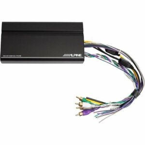 Alpine - 400W Class D Bridgeable Multichannel Amplifier with Built-In Crossover - Black