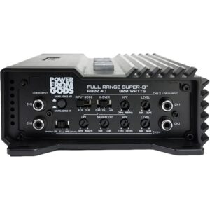 Hifonics - ALPHA 800W Class D Bridgeable Multichannel Amplifier with Variable Crossovers - Black