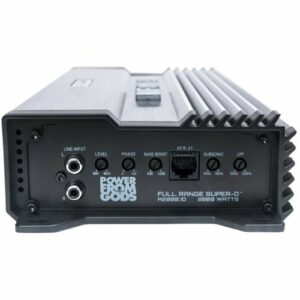 Hifonics - ALPHA 2000W Class D Digital Mono Amplifier with Variable Low-Pass Crossover - Black