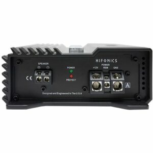 Hifonics - ALPHA 1200W Class D Digital Mono Amplifier with Variable Low-Pass Crossover - Black