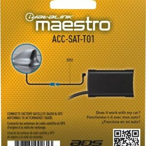 Maestro - Antenna Adapter for Select Toyota Vehicles - Black