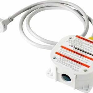 Bosch - Powercord with Junction Box for Benchmark and Thermador Dishwashers for Hard-Wired Installations - White