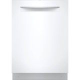 Bosch - 500 Series 24" Top Control Built-In Stainless Steel Tub Dishwasher with 3rd Rack and PrecisionWash, 44 dBa - White