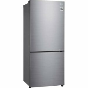 LG - 14.7 Cu. Ft. Bottom-Freezer Smart Refrigerator with Smart Cooling - Platinum Silver