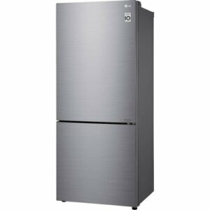 LG - 14.7 Cu. Ft. Bottom-Freezer Smart Refrigerator with Smart Cooling - Platinum Silver