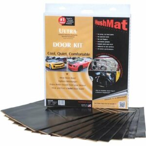 HushMat - Door Sound-Damping Kit, 10 Sq. Ft. - Stealth Black Foil