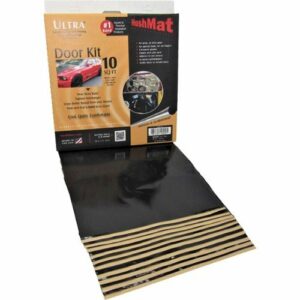 HushMat - Door Sound-Damping Kit, 10 Sq. Ft. - Stealth Black Foil