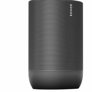 Sonos - Move Smart Portable Wi-Fi and Bluetooth Speaker with Alexa and Google Assistant - Black