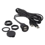 AXXESS - 3' USB Type A-to-USB Type A Charge-and-Sync Cable - Black