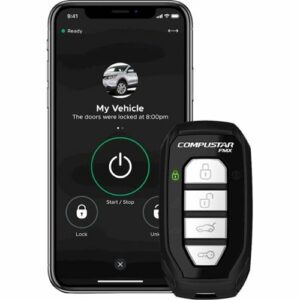 Compustar - 2-Way CSX Remote Start System/LTE Module - Installation Included - Black