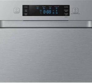 Samsung - Front Control Built-In Dishwasher with Stainless Steel Tub, Integrated Digital Touch Controls, 52dBA - Stainless Steel