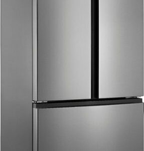 Insignia™ - 20.9 Cu. Ft. French Door Counter-Depth Refrigerator - Stainless Steel