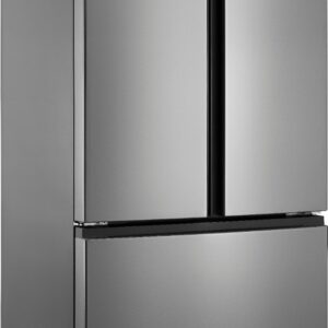 Insignia™ - 20.9 Cu. Ft. French Door Counter-Depth Refrigerator - Stainless Steel