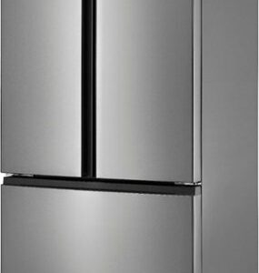 Insignia™ - 20.9 Cu. Ft. French Door Counter-Depth Refrigerator - Stainless Steel