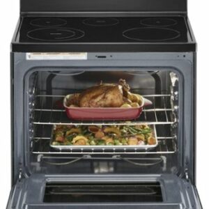 Whirlpool - 5.3 Cu. Ft. Freestanding Electric Range with Steam-Cleaning and Frozen Bake™ - Stainless Steel