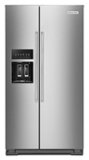 KitchenAid - 19.8 Cu. Ft. Side-by-Side Counter-Depth Refrigerator - Stainless Steel