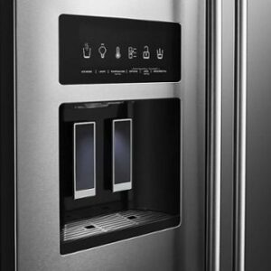 KitchenAid - 24.8 Cu. Ft. Side-by-Side Refrigerator - Stainless Steel