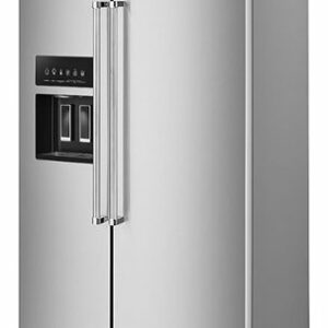 KitchenAid - 24.8 Cu. Ft. Side-by-Side Refrigerator - Stainless Steel