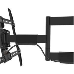 Kanto - Full-Motion TV Wall Mount for Most 34" - 55" TVs - Extends 19.5" - Black