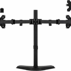 Mount-It! - Dual Monitor Desk Stand - Black