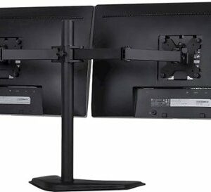 Mount-It! - Dual Monitor Desk Stand - Black