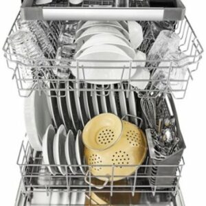 Whirlpool - Front Control Built-In Dishwasher with Stainless Steel Tub, 3rd Rack, 50 dBA - Monochromatic Stainless Steel