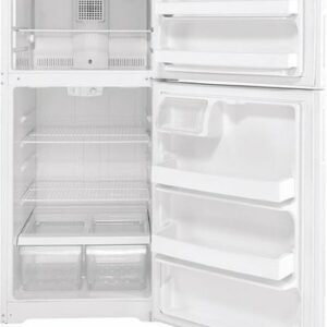 Hotpoint - 15.6 Cu. Ft. Top-Freezer Refrigerator - White