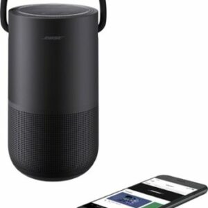 Bose - Portable Smart Speaker with built-in WiFi, Bluetooth, Google Assistant and Alexa Voice Control - Triple Black