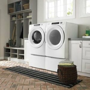 Amana - 7.4 Cu. Ft. Stackable Gas Dryer with Sensor Drying - White