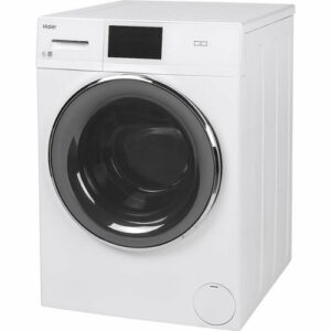 Haier - 2.4 Cu. Ft. High Efficiency Stackable Smart Front Load Washer - White