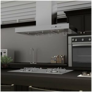 ZLINE - 42 in. Island Mount Range Hood (KE2i-42) - Stainless Steel