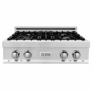 ZLINE - Professional 30" Gas Cooktop with 4 Burners - Stainless Steel