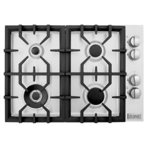 ZLINE - 30" Gas Cooktop with 4 Gas Burners - Black