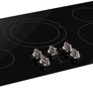 Samsung - 36" Built-In Electric Cooktop - Black