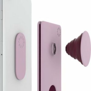 PopSockets - Adhesive Wallet with PopGrip Cell Phone & Stand - Blush Pink