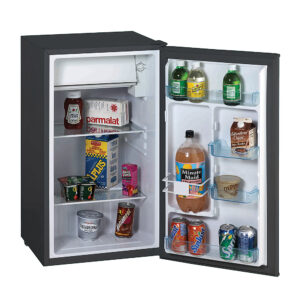 Avanti - 3.3 cu. ft. Compact Refrigerator, Mini-Fridge - Black