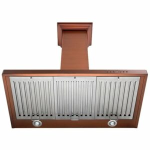 ZLINE - Designer Copper 48" Externally Vented Range Hood - Baked Copper