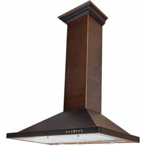 ZLINE - Designer Copper 30" Externally Vented Range Hood - Hand Hammered Copper