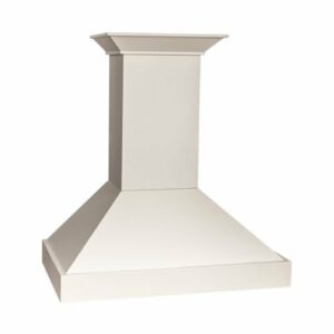 ZLINE - Designer Wood 36" Externally Vented Range Hood - White