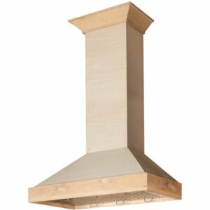 ZLINE - Designer Wood 48" Externally Vented Range Hood - Multicolor