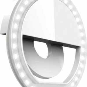 Bower - Clip On LED Ring Light - White