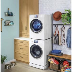 GE - 24" Washer/Dryer Laundry Pedestal - White