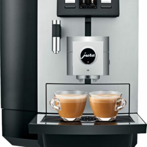 Jura - X8 Espresso Machine with 15 bars of pressure and intergrated grinder - Black/Chrome