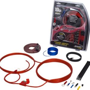 Stinger - 4000 Series 10GA Complete Amplifier Wiring Kit for Car Audio Systems up to 300W/30A - Red