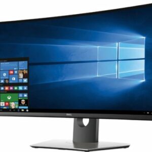 Dell - Geek Squad Certified Refurbished UltraSharp 34" IPS LED UltraWide QHD Monitor - Black