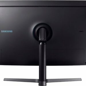 Samsung - Geek Squad Certified Refurbished 27" LED Curved QHD FreeSync Monitor with HDR - Matte Dark Blue/Black