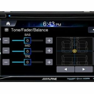 Alpine - 6.5" - Android Auto/Apple® CarPlay™ - Built-in Navigation - Bluetooth - In-Dash CD/DVD/DM Receiver - Black