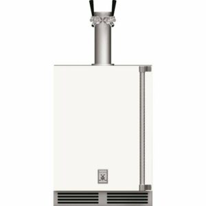 Hestan - GFDS Series 5.2 Cu. Ft. Double-Faucet Beverage Cooler Kegerator - Froth