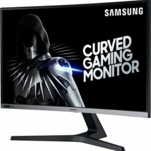 Samsung - Geek Squad Certified Refurbished CRG5 Series 27" LED Curved FHD G-Sync Monitor - Dark Blue/Gray